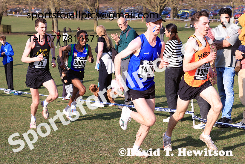 Senior mens 2025 UK CAU Inter Counties Cross Country Champs., Wollaton Park, Nottingham. Photo: David T. Hewitson/Sports for All Pics